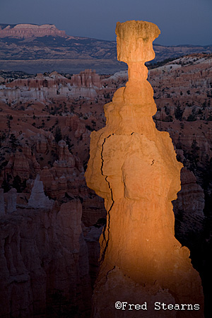 Bryce Canyon NP Sunset Point Thors Hammer Light Painting