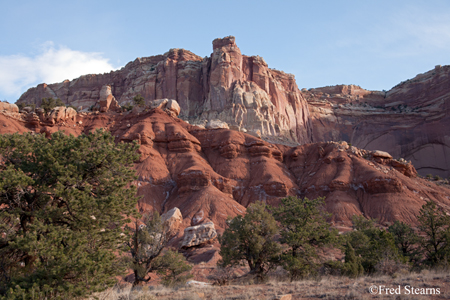 Capitol Reef National Park Golden Throne