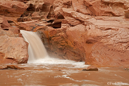 Capitol Reef National Park Fremont River Water Falls
