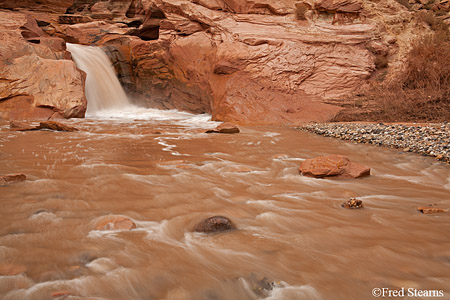 Capitol Reef National Park Fremont River Water Falls