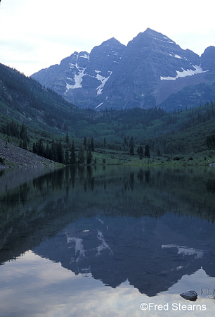 White River NF Maroon Bells Sunset Reflection