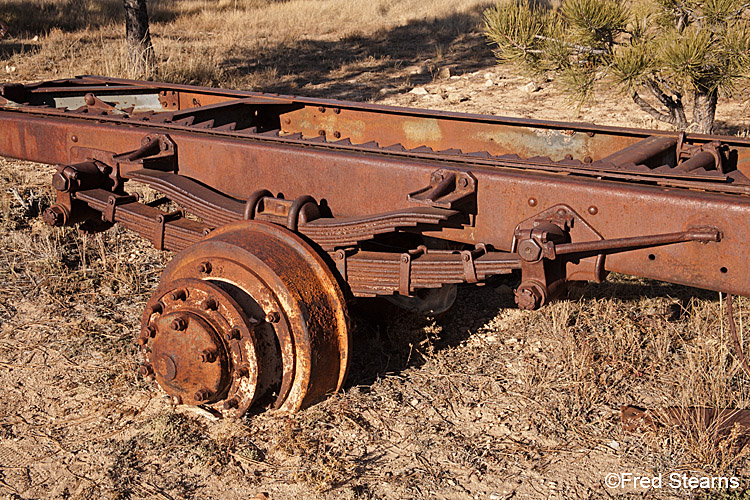 Bryce Canyon Auto Graveyard Truck Rear Wheel