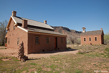Grafton Ghost Town Alonzo H Russell House School House