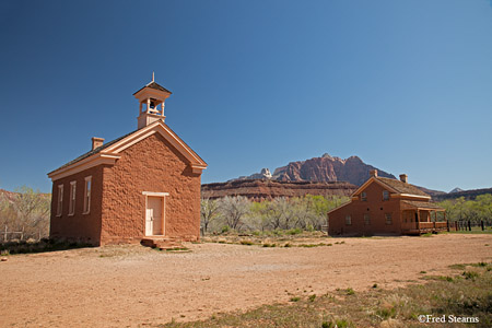 Grafton Ghost Town School House Alonzo H Russell House