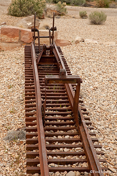 Silver Reef Ghost Town Tram Track