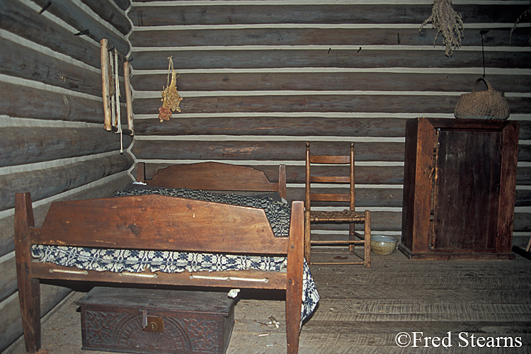 Fort Boonesborough Cabin Interior - Bed