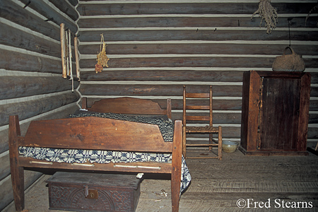 Fort Boonesborough Cabin Interior - Bed