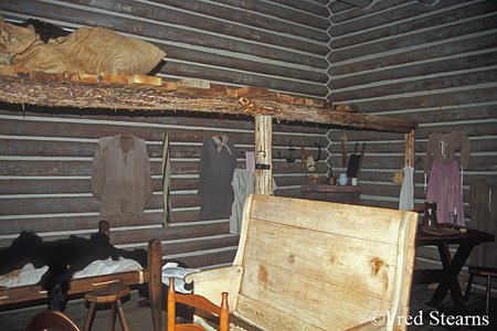 Fort Boonesborough Cabin Interior - Loft