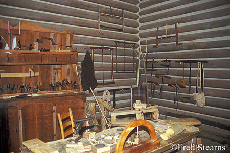 Fort Boonesborough - Cabin Interior - Woodworking