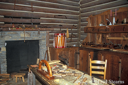 Fort Boonesborough - Cabin Interior - Woodworking