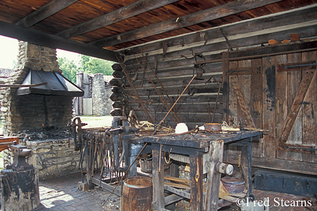 Fort Boonesborough - Cabin Interior - Blacksmith Shop